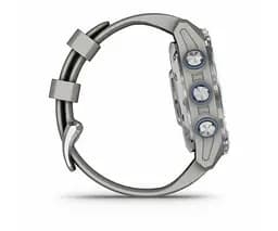 Смарт-годинник Garmin Descent Mk3 43 mm Stainless Steel with Fog Gray Silicone Band (010-02753-04/03) - мініатюра 5