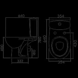 Унітаз-компакт Kolo Freja Premium L79047000 з кришкою Soft Close, Білий - мініатюра 2