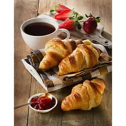 Алмазная мозаика Strateg ПРЕМИУМ Утренние круассаны без подрамника размером 40х50 см (JSFH77374)