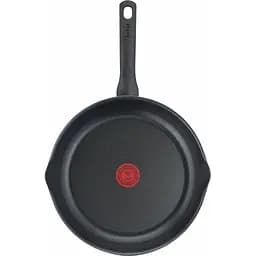 Сковорода Tefal Day by Day 24 см, з кришкою, алюміній, бакеліт, скло, чорний (B5580423UA) - мініатюра 6