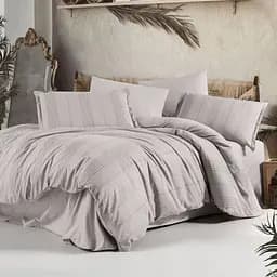 Постільна білизна Arakis V6 Acik Gri Ранфорс Жаккард Clasy pbe0052099