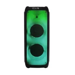 Портативна колонка ZXX-5508 Акустична система 1000Вт RGB підсвічування з 2 мікрофонами і пультом 2х8" Чорний - мініатюра 3
