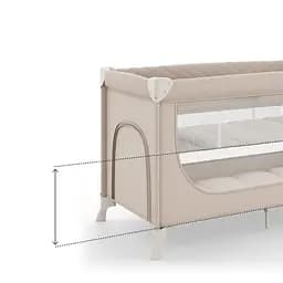 Ліжко-манеж з пеленатором Kinderkraft Leody Up Beige (KCLEODUPBEG00AC) - мініатюра 4