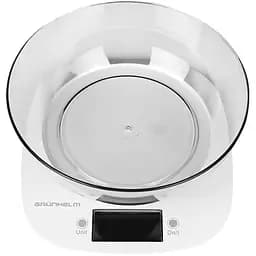 Ваги кухонні Grunhelm KES-1PW з чашою максимальна вага 5 кг білі (136007)