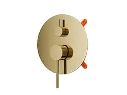 Душова система прихованого монтажу Corsan Lugo gold + BOX Z03MGL, Золотий - мініатюра 3
