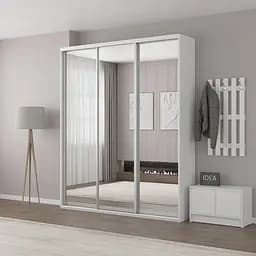 Шафа-купе Idea серія 6 200 x 45 x 210 см Білий Дзеркало