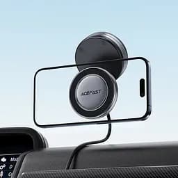Тримач для смартфона Acefast E30 Electric Suction cup metal grey - мініатюра 6