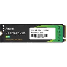 Твердотільний накопичувач SSD 1Tb Apacer AS2280F4L PCI-E 5.0 x4 M.2 2280 3D TLC 10400/8600 МБ/с (AP1TBAS2280F4L-1)