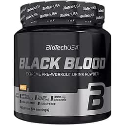 Передтренувальний комплекс BiotechUSA Black Blood Nox Червоні ягоди 340 г