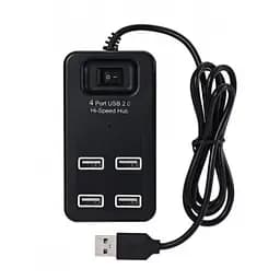 Юсб хаб на 4 USB порти 2.0 P-1601 чорний