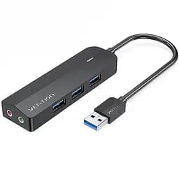 Хаб USB 3.0 - 3хUSB 3.0/2хTRS Audio/USB Micro 1.0 м. Vention (CHIBF)