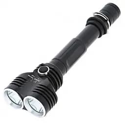 Ліхтар X-Balog BL-Q2822 2xT6 акумуляторний чорний