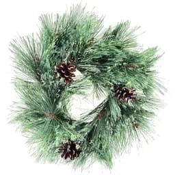 Вінок Novogod'ko Північ 15 см зелений (904465)