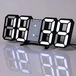 Настільний цифровий LED-годинник / Black
