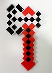 Зброя MW2224 сокира MC світло, звук 37 см у пакеті (6922049022246) Червоний