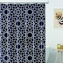 Шторка для ванної Werk WK-10016 Планетарій без кілець 180 x 180 см (147977)