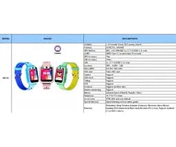 Дитячий годинник Smart Baby Watch SK-008 з камерою та GPS блакитні - мініатюра 2