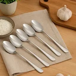 Набір столових ложок "Classic" із нержавіючої сталі (6 штук, довжина 20.5 см), Kitchen Master 86924