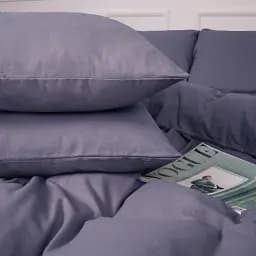 Комплект постільної білизни MirSon Фланель 001 Ash grey 220х240 см сірий (2200009648175) - мініатюра 3