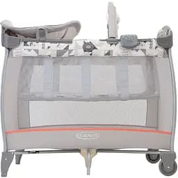Манеж-ліжечко Graco Contour Electra Patchwork, сірий - мініатюра 3