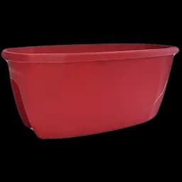 Горщик для квітів Serinova на поручні Emerald, 15.5 л, червоний (ZS02-Kirmizi)