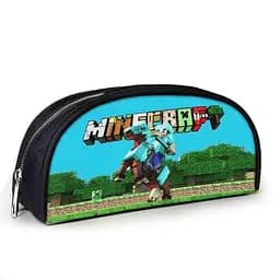 Пенал школьный Minecraft Крипер 23х10х8 см с принтом для мальчика (02831)