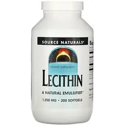 Лецитин Source Naturals Lecithin 1200 мг 200 капсул