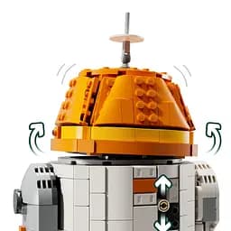 Конструктор LEGO Star Wars Чоппер (C1-10P). Дроїд-астромеханік 1039 деталей (75416) - мініатюра 6