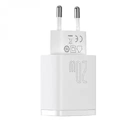 Зарядний пристрій Baseus Compact Quick Charger USB+Type-C 20W Білий (CCXJ-B02) - мініатюра 4