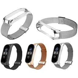 Ремінець BeCover Metal для Xiaomi Mi Smart Band 8 Silver (709358) - мініатюра 3