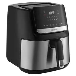 Мультипіч Sencor Vita Fryer нержавіюча сталь-чорна 1600 Вт (SFR6600SS) - мініатюра 3