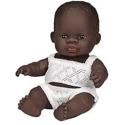 Кукла-пупс анатомическая Miniland, мальчик-афроамериканец, 21 см (31123)
