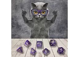 Набір кубиків Cats Dice Set: Purrito , 7 шт. (SCAT01) - мініатюра 5