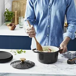 Каструля Tefal Air, з кришкою, 3.1л, алюміній, чорний (E2554404) - мініатюра 10