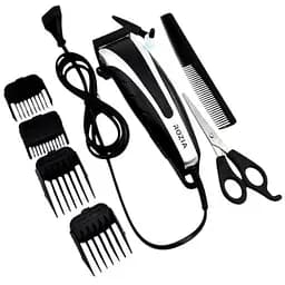 Професійна дротова машинка Rozia HQ 255,220 V 5 W + насадки ножиці гребінець