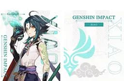 Шоппер еко-сумка Геншин Імпакт Сяо Genshin Impact Xiao 42 х 33 см двосторонній