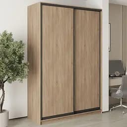 Шафа-купе дводверна MebelStar Комбо BG 2ДСП 160x60x240 см Дуб сонома (MBS-10661)