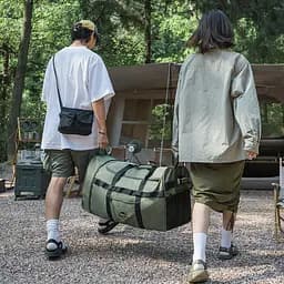 Сумка-баул Naturehike NH21LX003 для зберігання 88л (Чорний) - мініатюра 4