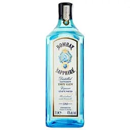 Джин Bombay Sapphire London Dry Gin, 47%, 1 л - мініатюра 9