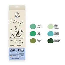 Набор цветных линеров, 6 цветов, 6 set Life, IDEA10-AL6LIFE, 99IDEAS