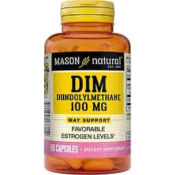 Дииндолилметан Mason Natural DIM Diindolylmethane 100 мг 60 капсул