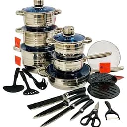 Набір каструль з нержавіючої сталі Top Kitchen XPRO TK-00099 24 предмети (41145-00099_2541)