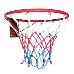 Кольцо баскетбольное 450 мм сетка в комплекте NE-BAS-R-045G
