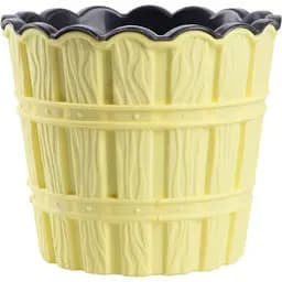 Горщик для квітів Violet House Bamboo Yellow з внутрішньою вставкою 1.2 л (0982 BAMBOO SMART YELLOW 1.2 л.)