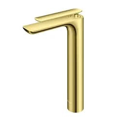 Змішувач для умивальника Kohlman Experience Gold високий QB170E-GD Золотий