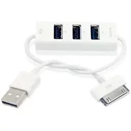 Хаб Usb Siyoteam SY-C10, черный, Usb 2.0 - 3xUsb 2.0 / 1xmicroUsb 2.0, кабель 12 см