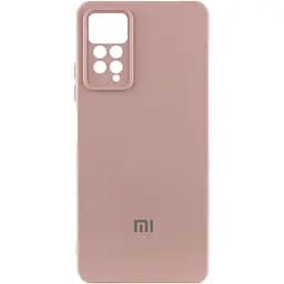 Чохол Lakshmi Silicone Cover Full Camera (AAA) with Logo для Xiaomi Redmi Note 11 (Global) / Note 11 Рожевий / Pink Sand