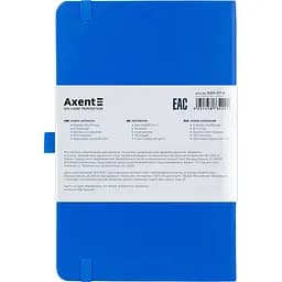 Книга записна Axent Partner A5- в клітинку 96 аркушів блакитна (8201-07-A) - мініатюра 3