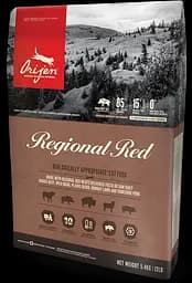 Сухий корм Orijen Regonal Red Cat 0.34 кг для котів усіх порід та вікових груп (яловичина, кабан, бізон, ягня)