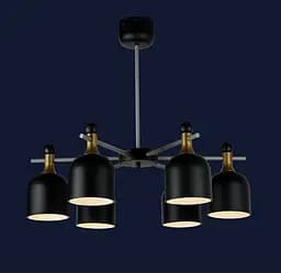 Світильники лофт Levistella 756LPR1026-6 BK - мініатюра 2
